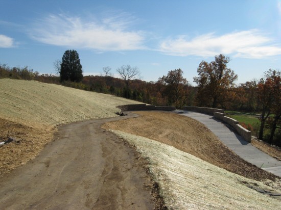 Switchback on the Louisville Loop in Construction Phase